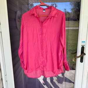 Old navy oversized button up